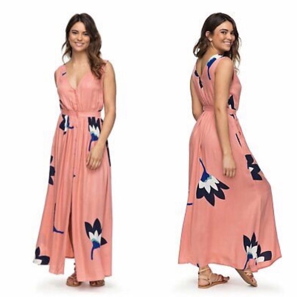 NWOT Roxy Apache Nature Lobster Bisque Dress - Picture 1 of 11